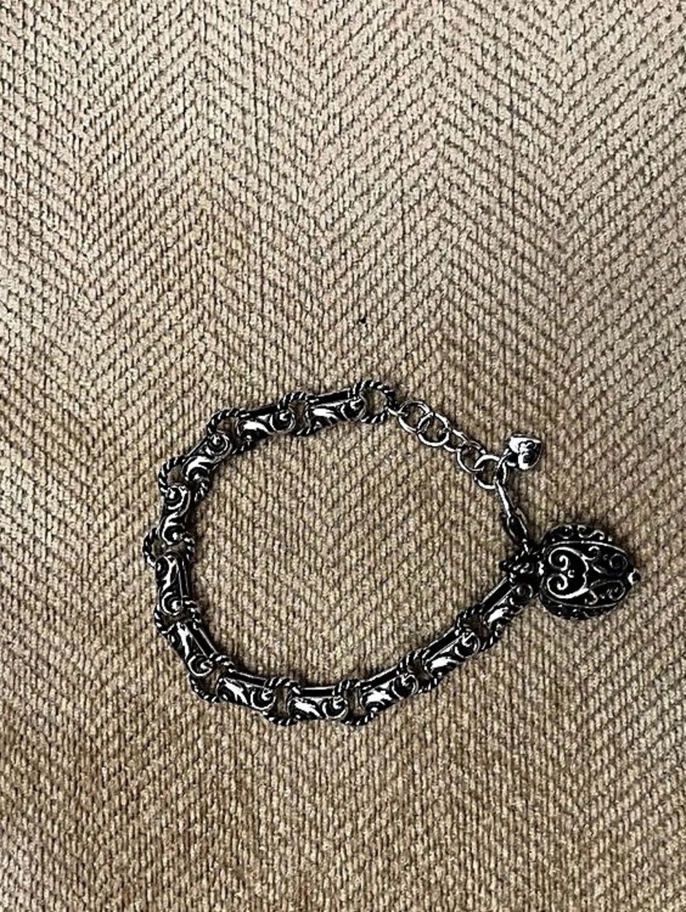 Brighton Charm Bracelet in Black & Silver